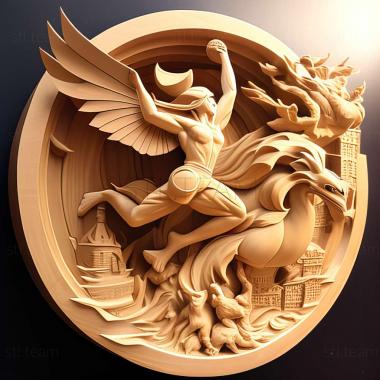 3D модель Pursuing a Lofty Goal PokRinger Big Decisive Sky Battle (STL)